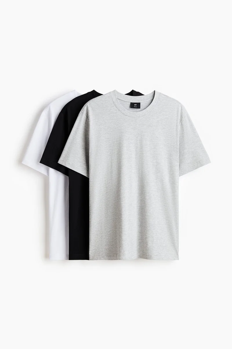 H&M 3-pack Regular Fit T-shirts